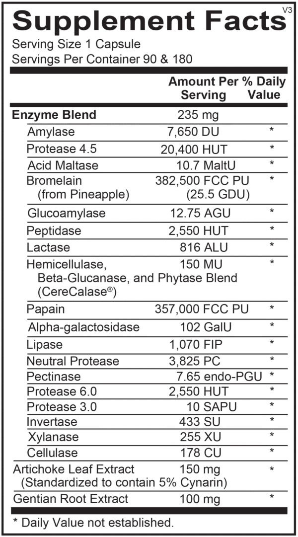 Digestzyme-V - 90 Capsules - Image 2