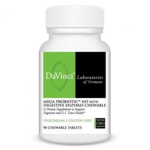 Mega Probiotic ND with Digestive Enzymes Chewable Orange Flavor (90)