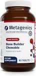 Bone Builder Chewable – 90 Chewable Tablets per Container – Natural Chocolate Flavor