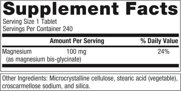 Mag Glycinate 240 Tablets - Image 2